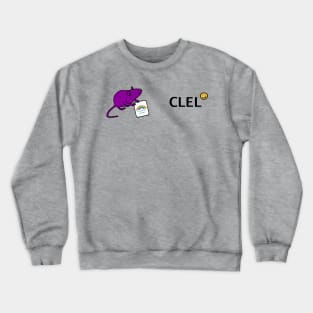 Clel and Purple Rat Essential Employee meme Crewneck Sweatshirt